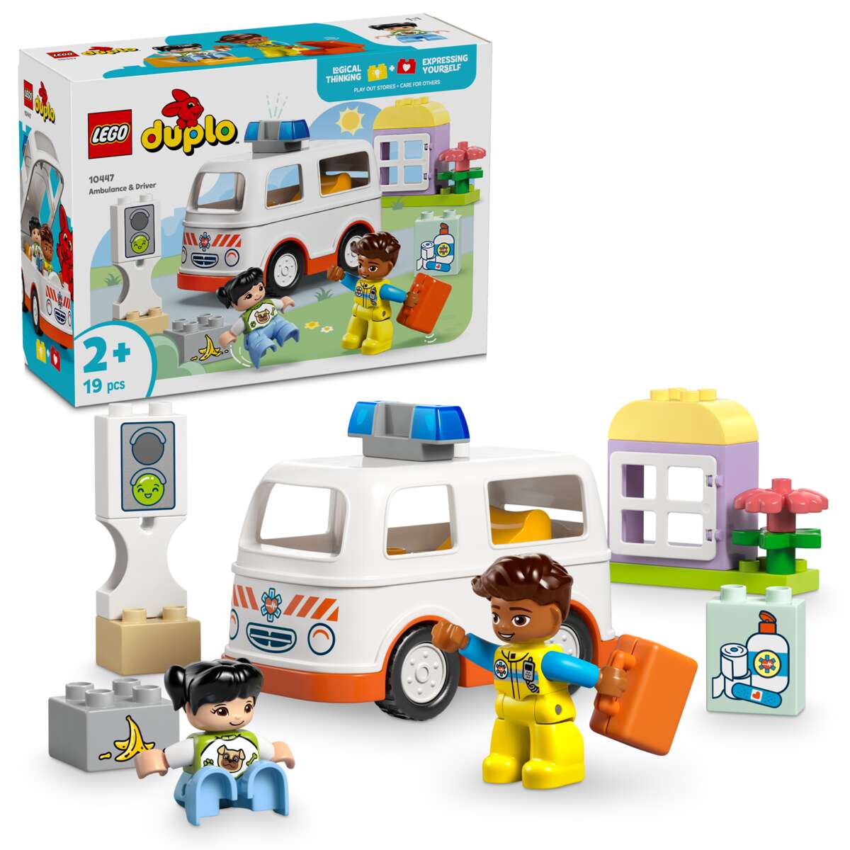 LEGO® DUPLO® Sykebil med sjåfør 10447