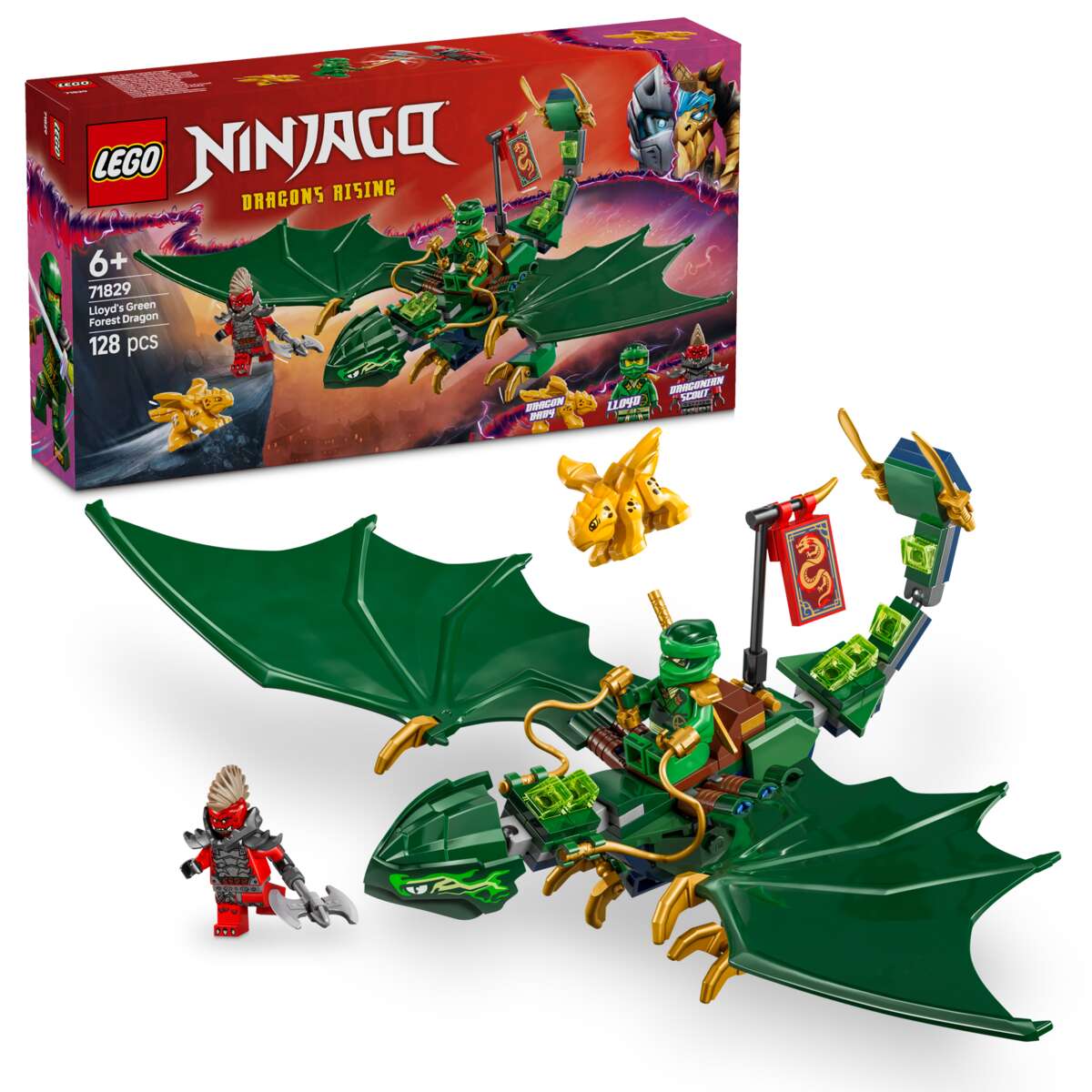 LEGO® NINJAGO® Lloyds grønne skogsdrage 71829