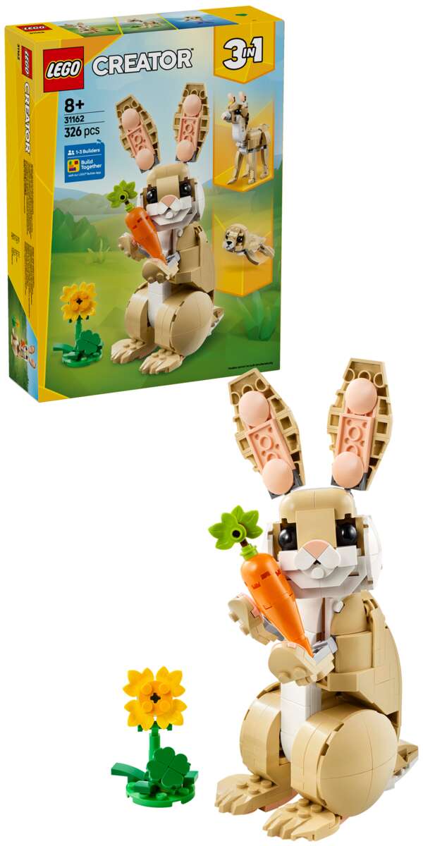 LEGO® Creator 3-i-1 Søt kanin 31162