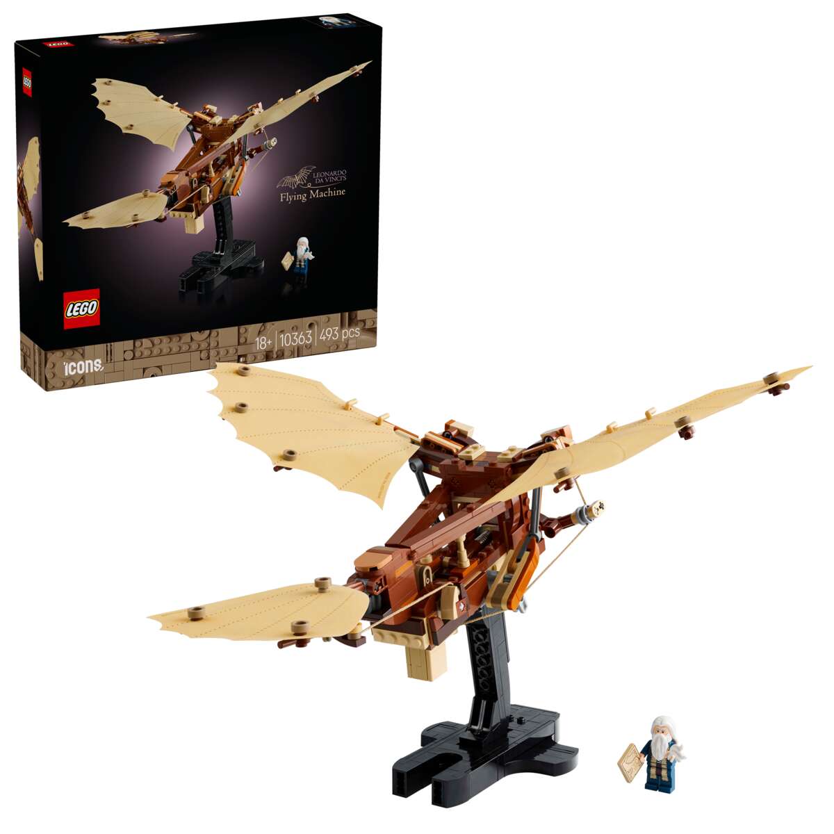 LEGO® Icons Leonardo da Vincis flymaskin 10363