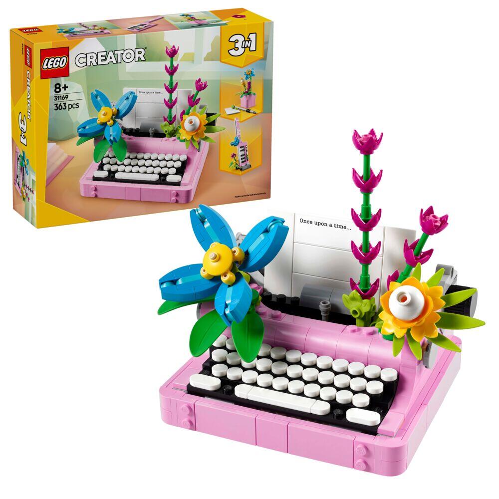 LEGO® Creator 3-i-1 Skrivemaskin med blomster 31169