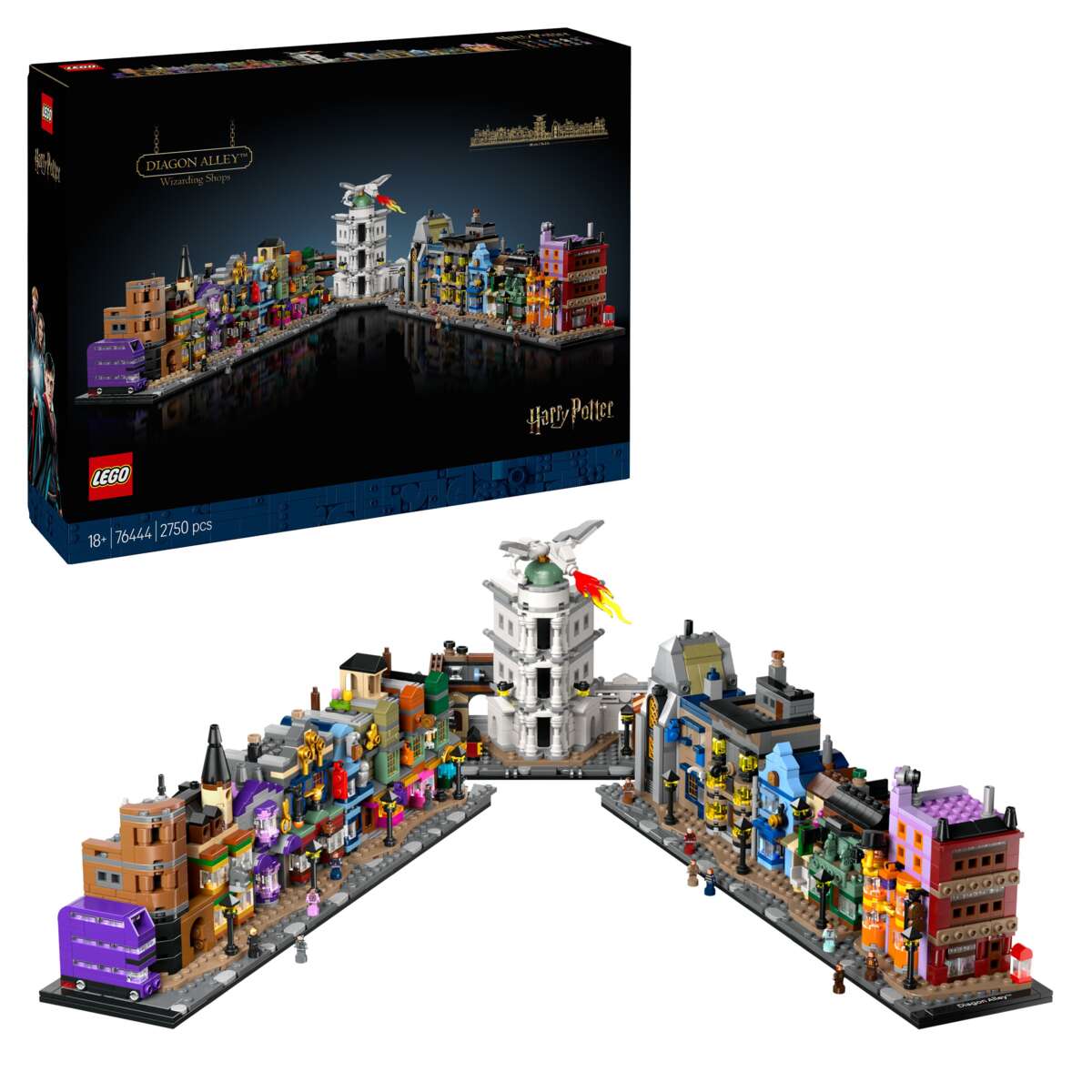 LEGO® Harry Potter™ Trollmannsbutikker i Diagonallmenningen 76444