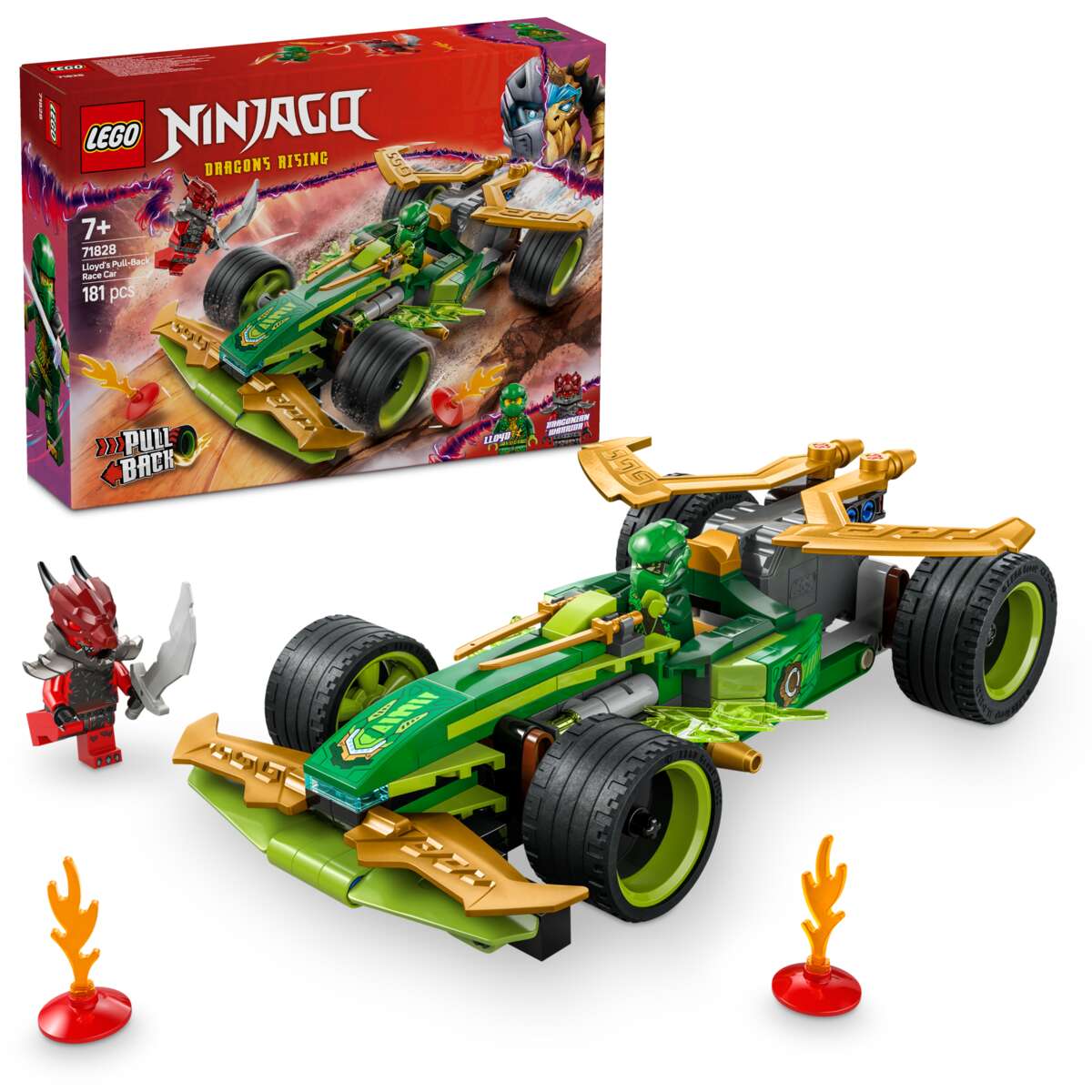 LEGO® NINJAGO® Lloyds pullback-racerbil 71828