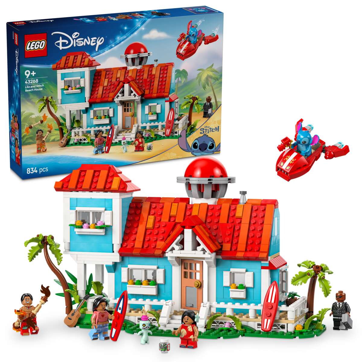 LEGO® ǀ Disney Strandhuset til Lilo og Stitch 43268