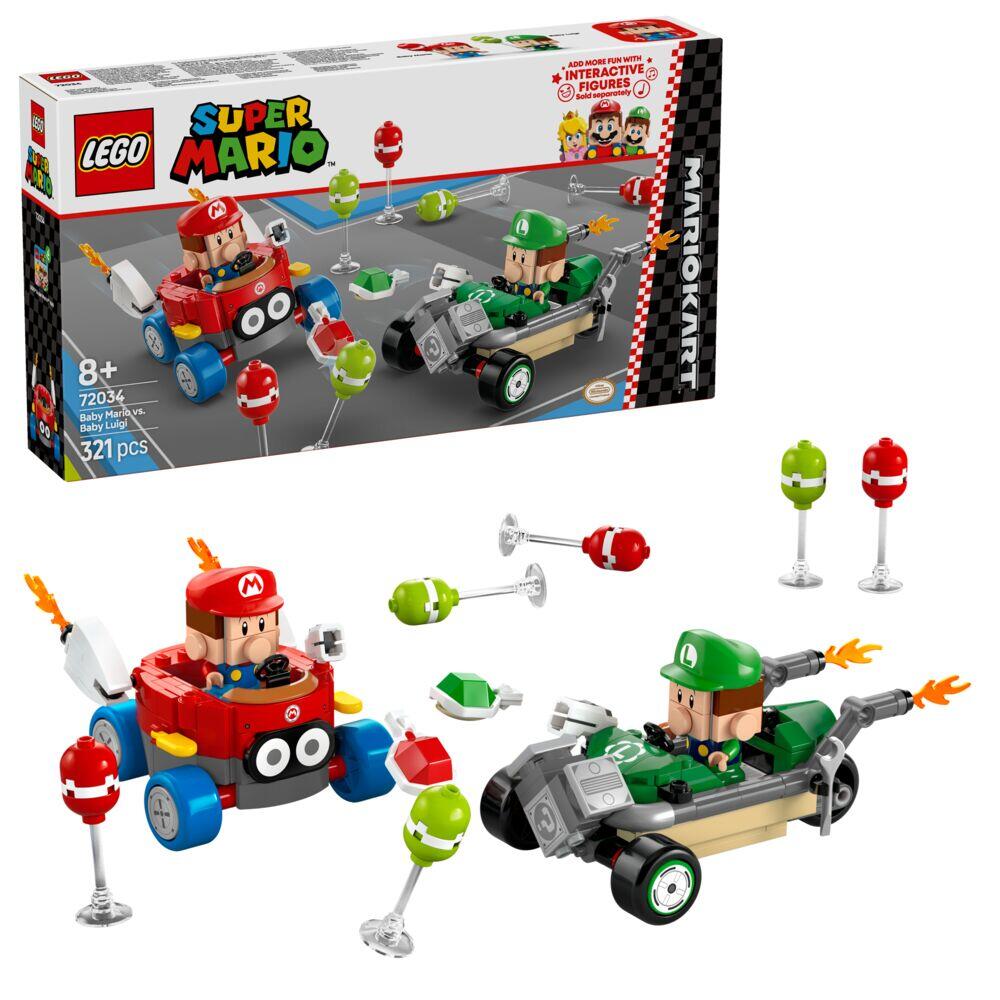 LEGO® Super Mario™: Mario Kart™ – Baby Mario mot Baby Luigi 72034