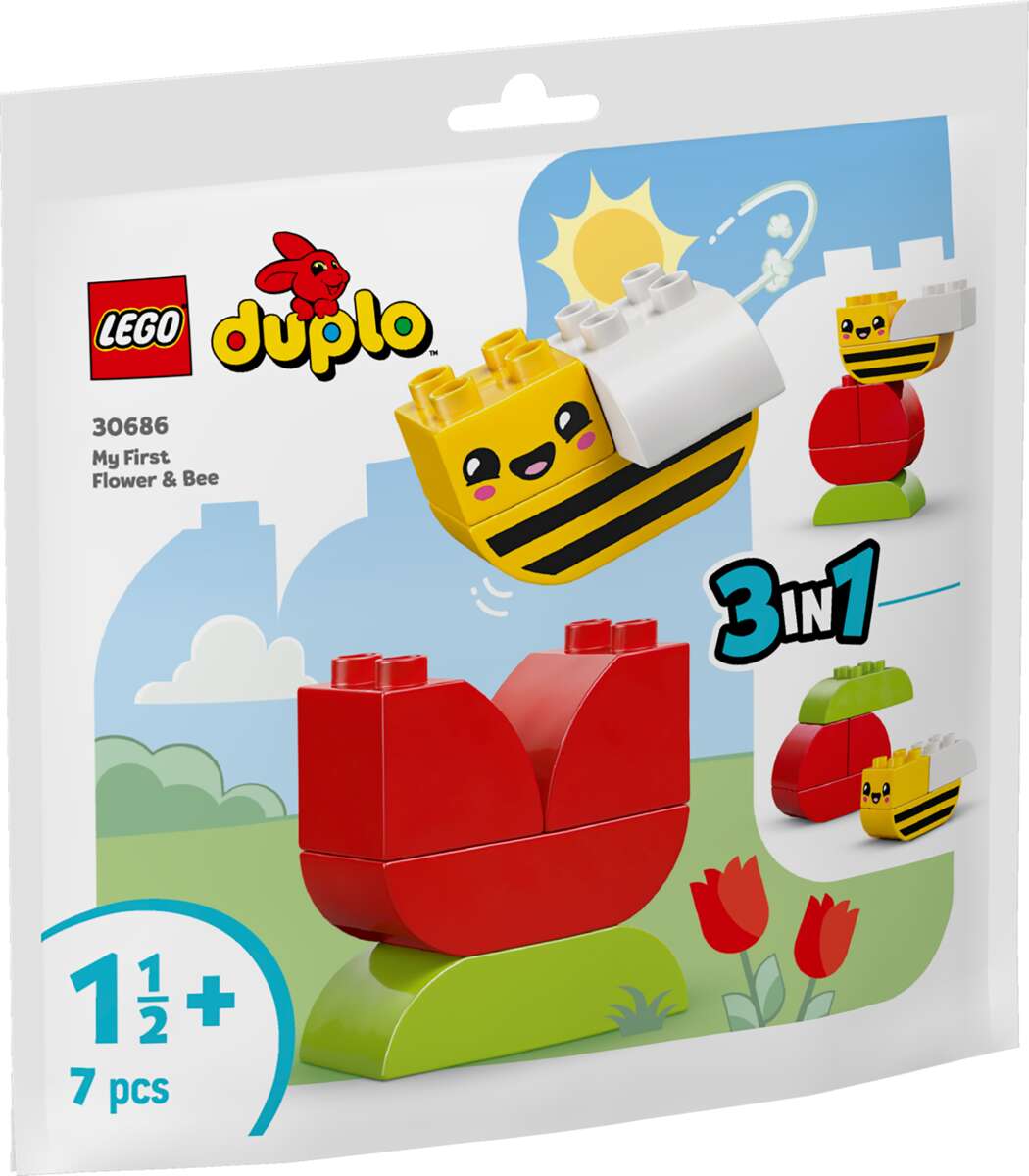 LEGO® DUPLO® Min første blomst og bie 30686