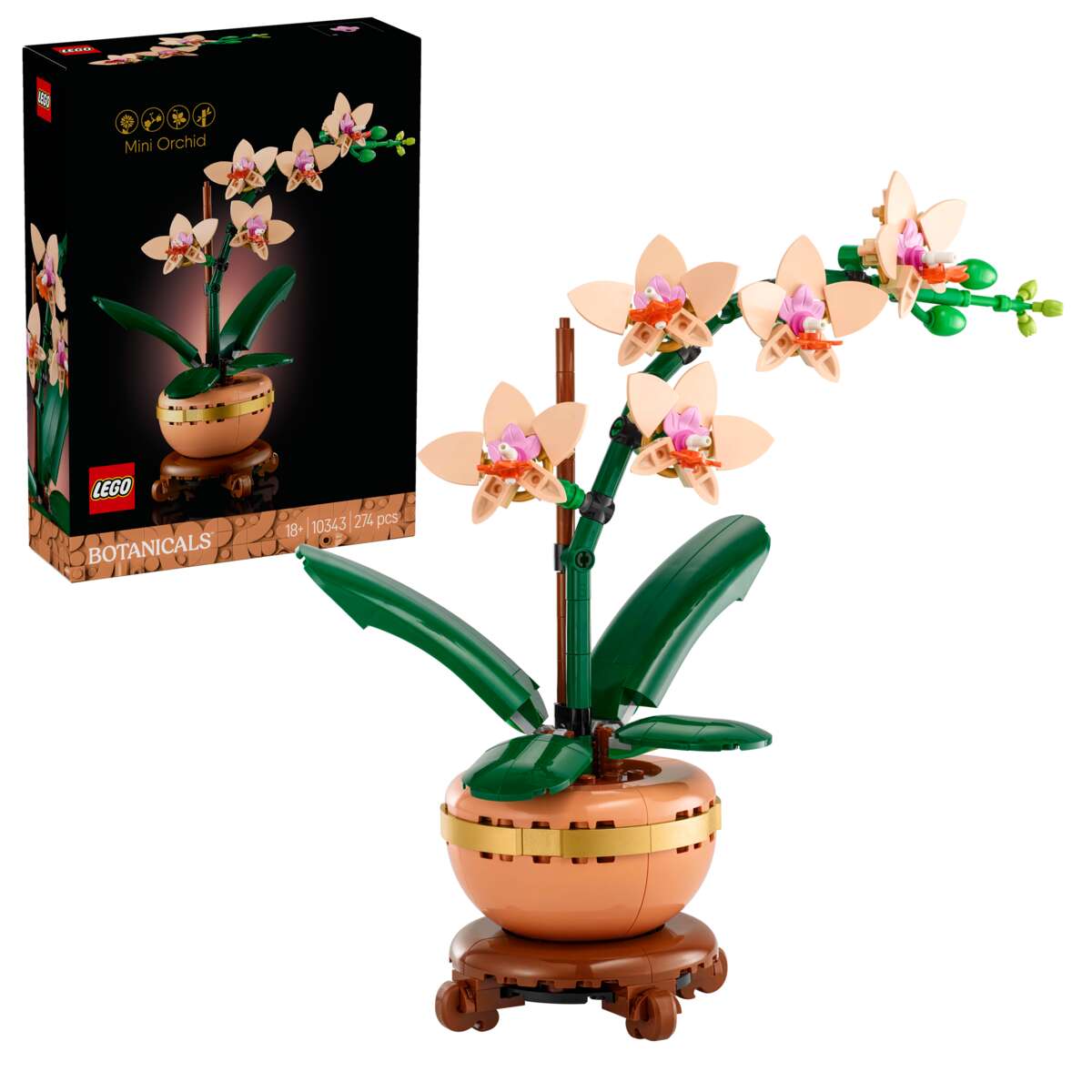LEGO® Botanicals Miniatyrorkidé 10343