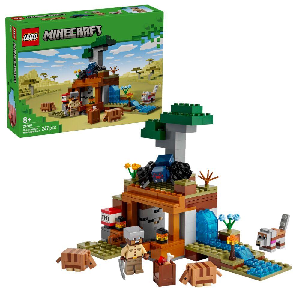 LEGO® Minecraft® Ekspedisjon til beltedyrgruven 21269