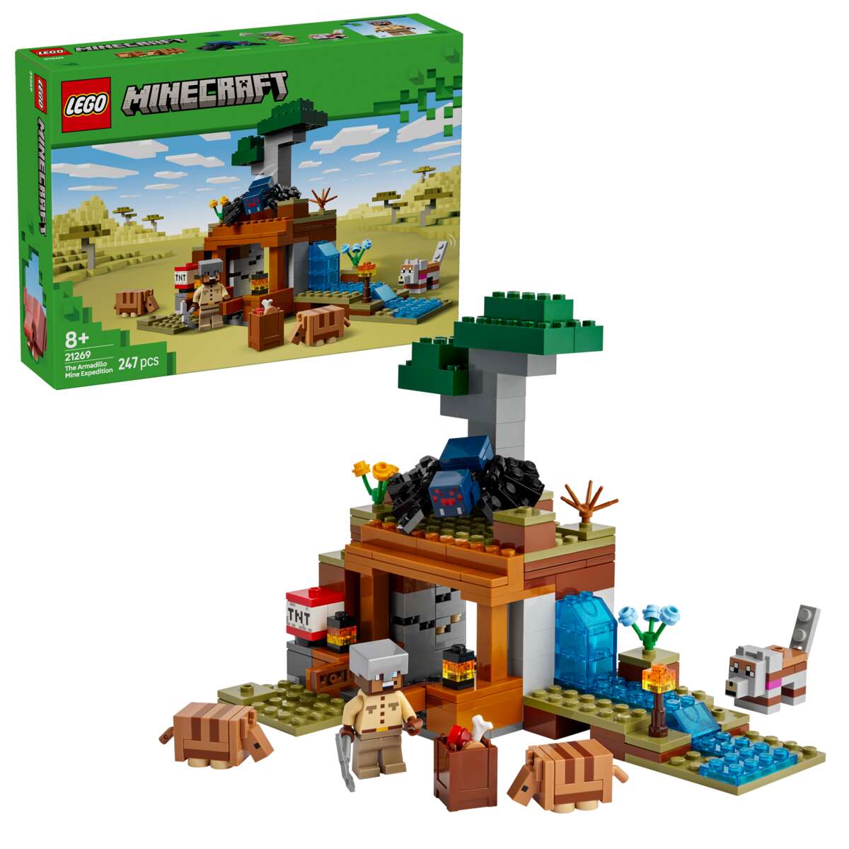 LEGO® Minecraft® Ekspedisjon til beltedyrgruven 21269