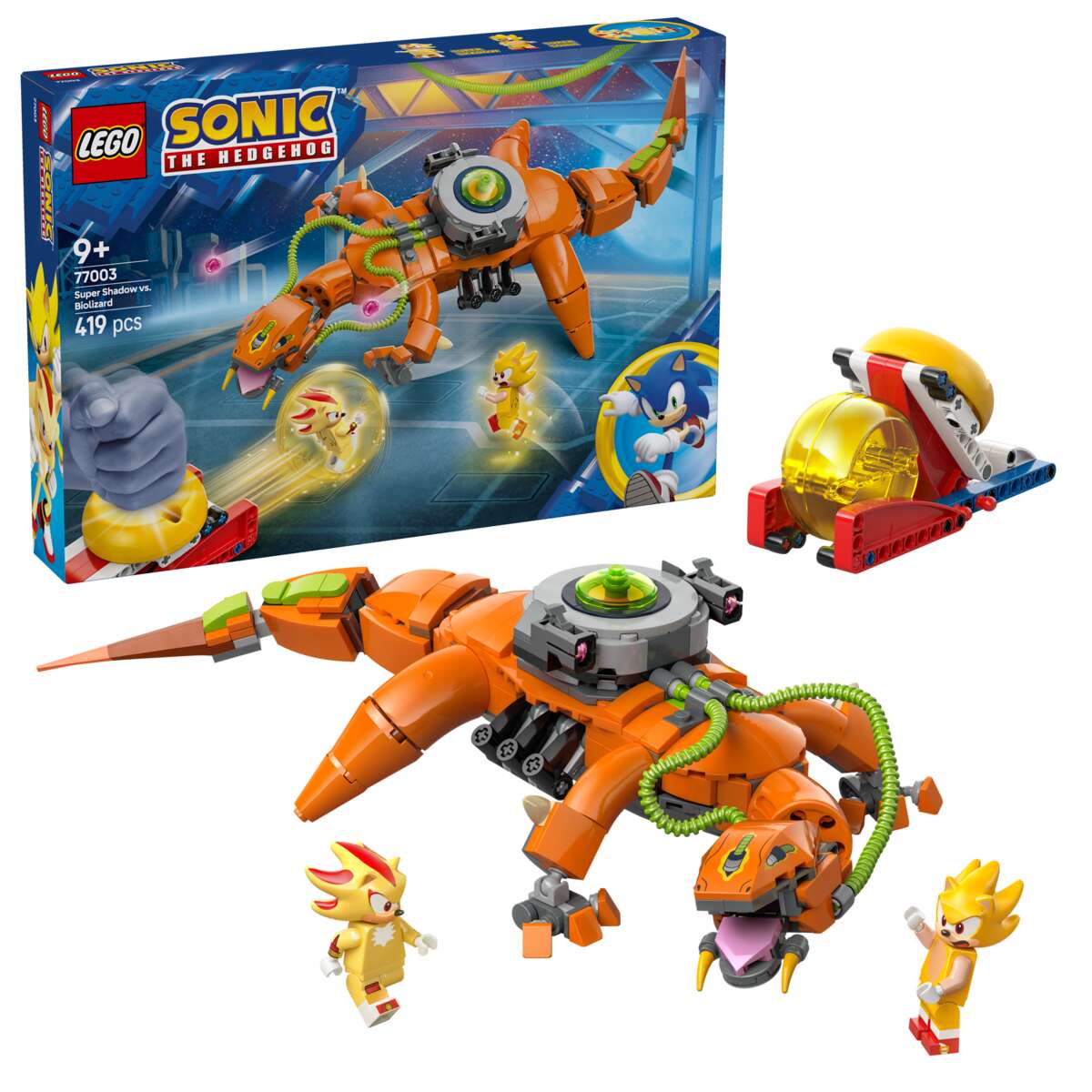 LEGO® Sonic the Hedgehog™ Super Shadow mot Biolizard 77003
