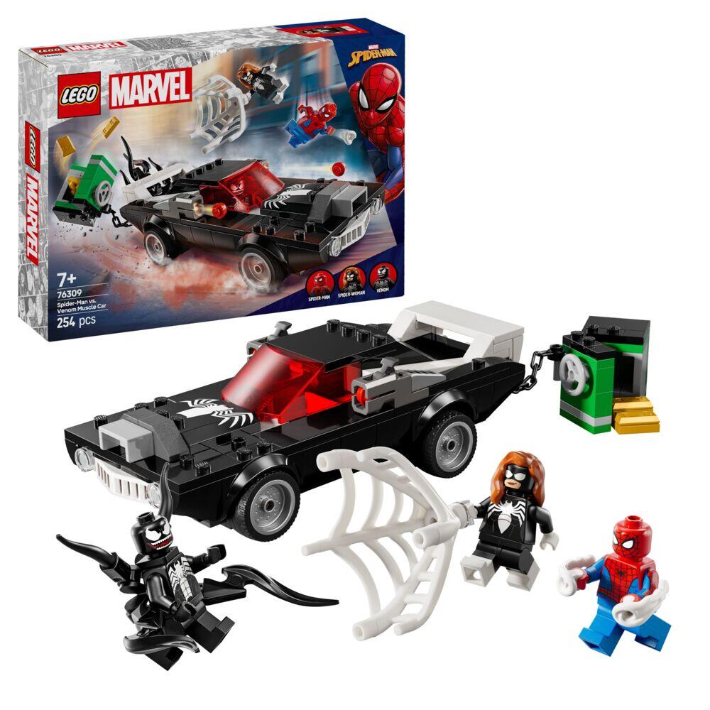 LEGO® Marvel Spider-Man mot Venom med muskelbil 76309