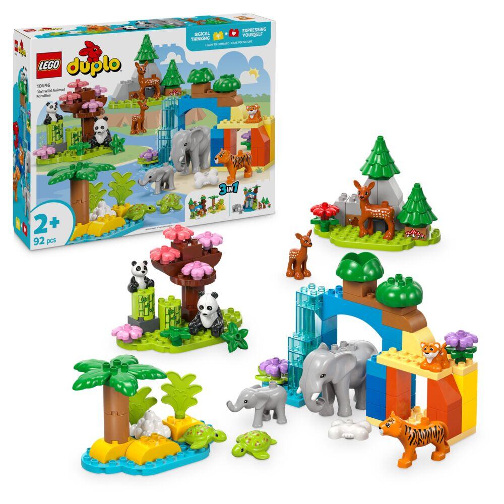 LEGO® DUPLO® Town 3-i-1 Villdyrfamilier 10446