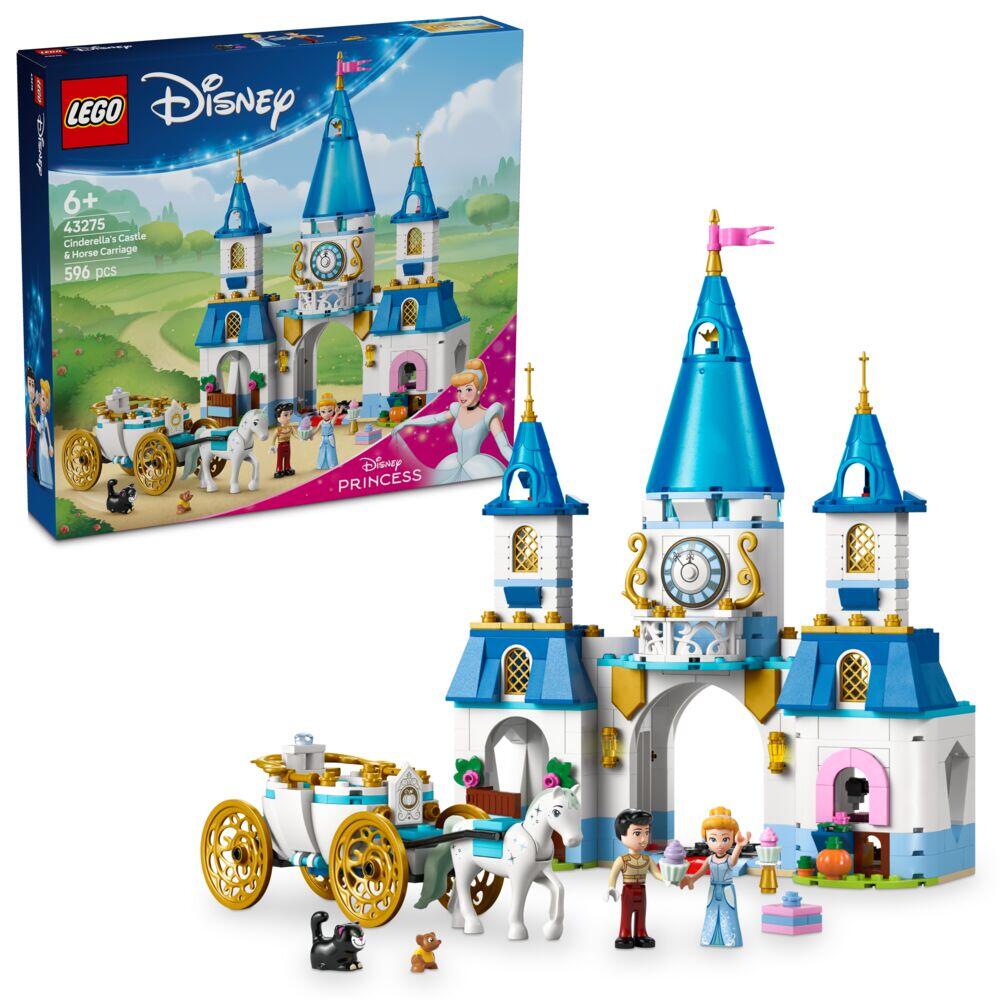 LEGO® ǀ Disney Princess Askepotts slott og hestetrukne vogn 43275