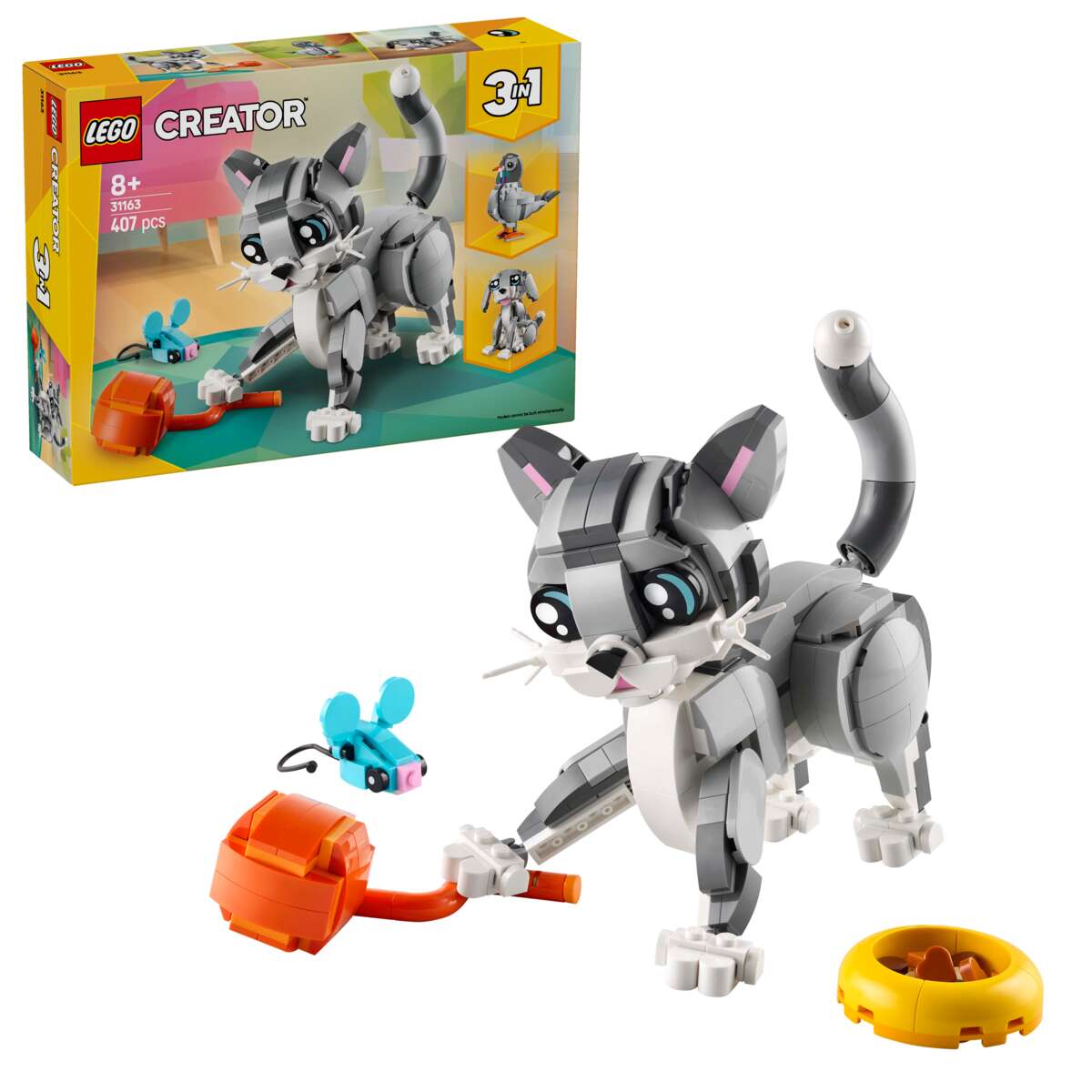 LEGO® Creator 3-i-1 Leken katt 31163