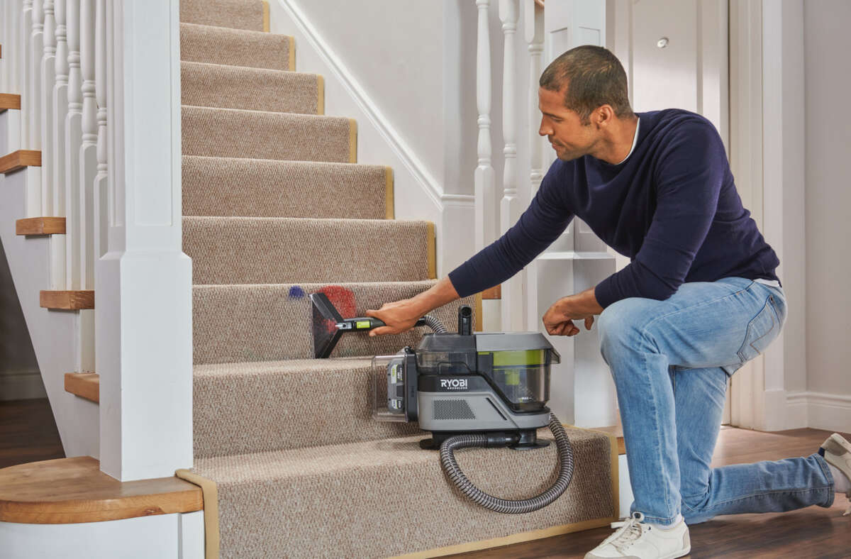 Ryobi ONE+ RDC18BL-1X40G Swift Clean flekkrenser kit m/batteri