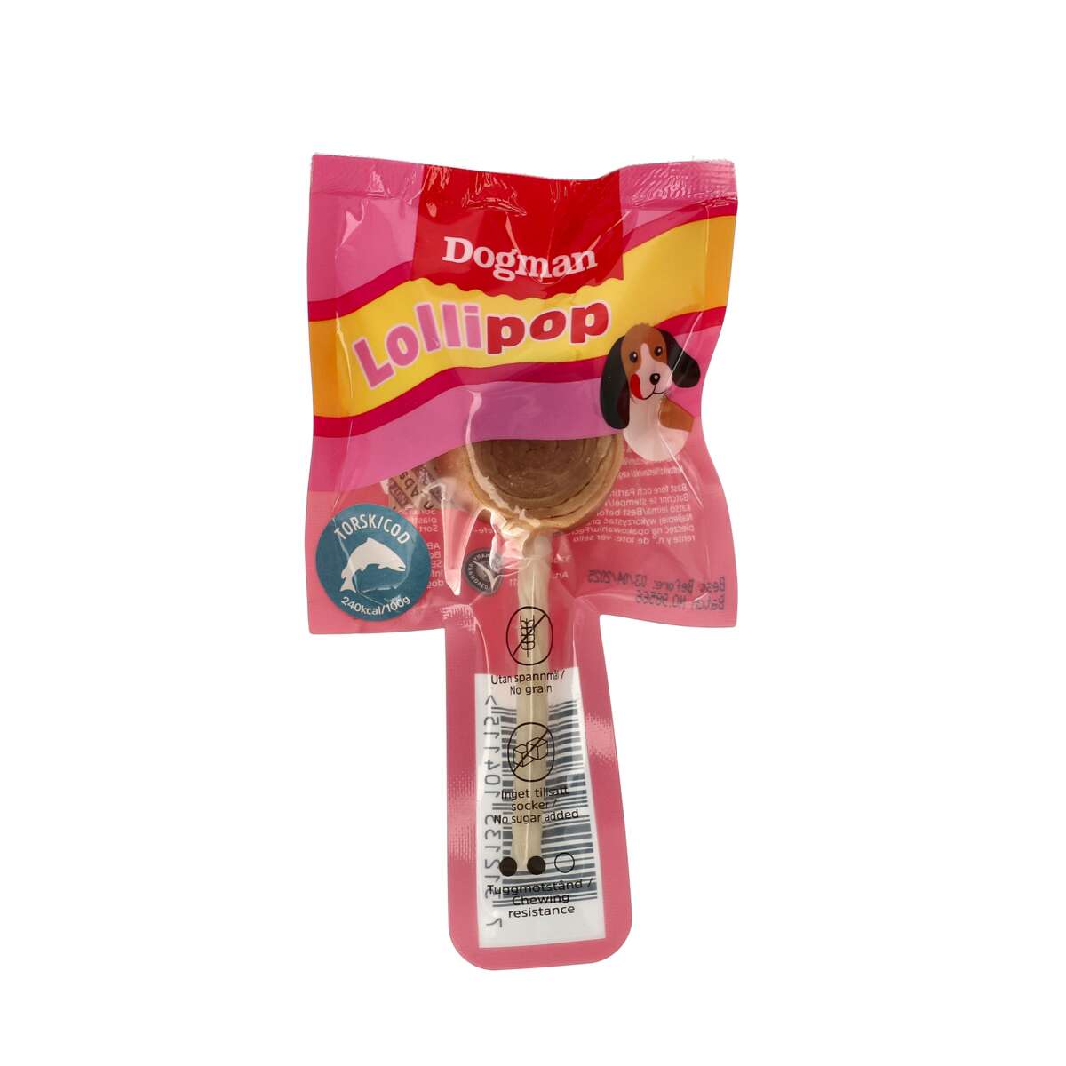 Dogman Tyggepinne Lollipop Mix 17g