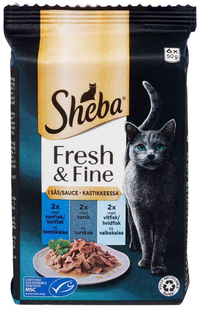 Sheba® Fresh & Fine Fisk 6x50g