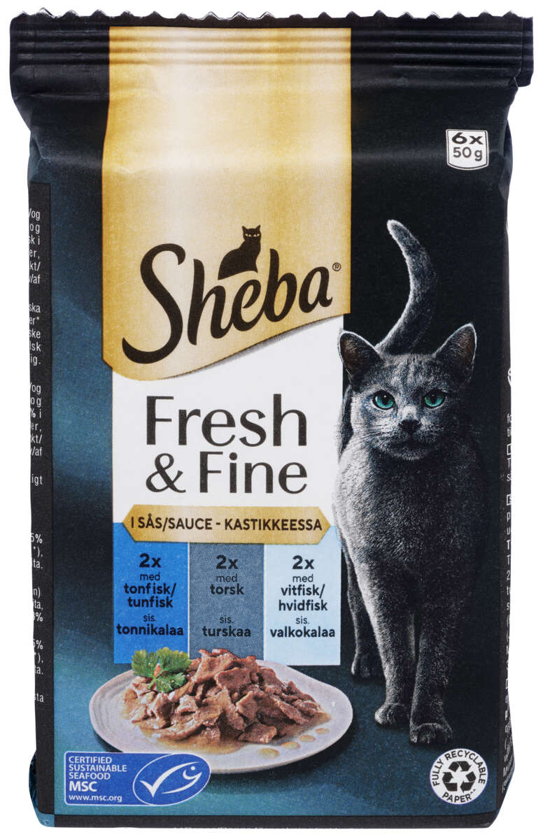 Sheba® Fresh & Fine Fisk 6x50g