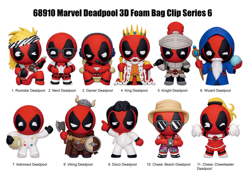 Marvel Deadpool Backpack Buddies nøkkelring