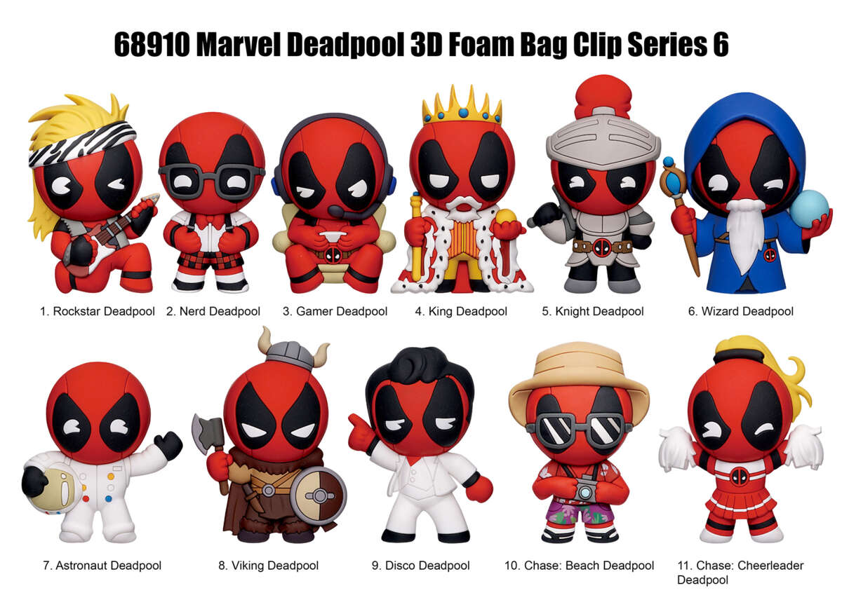 Marvel Deadpool Backpack Buddies nøkkelring