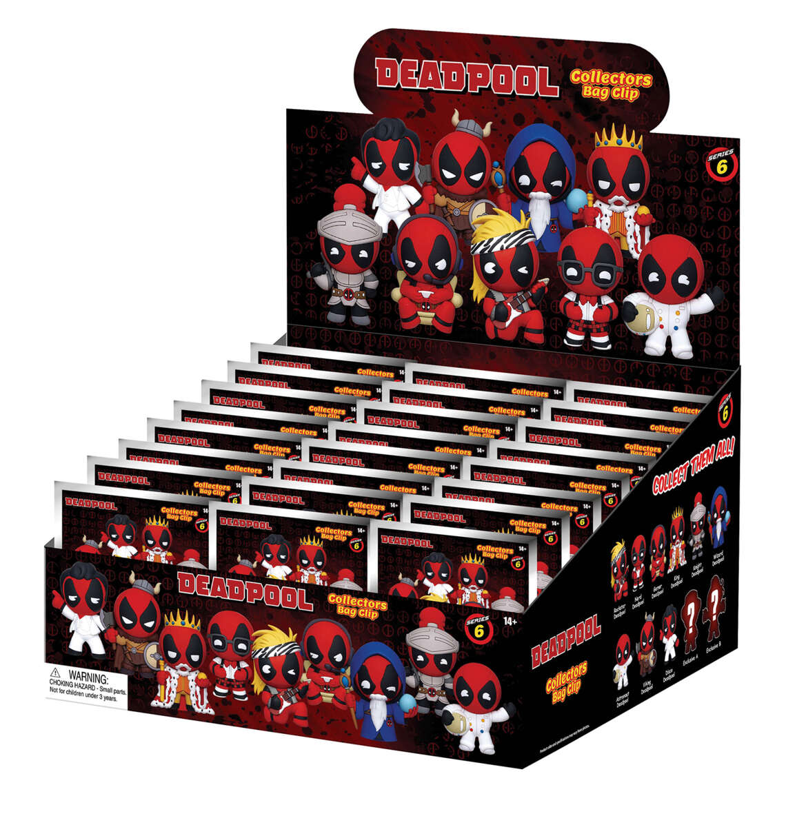 Marvel Deadpool Backpack Buddies nøkkelring