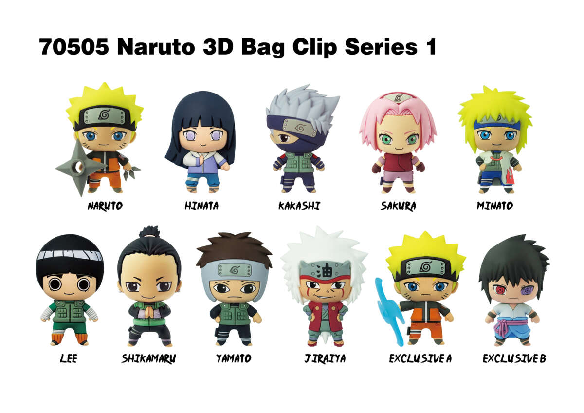 Naruto Shippuden Backpack Buddies nøkkelring