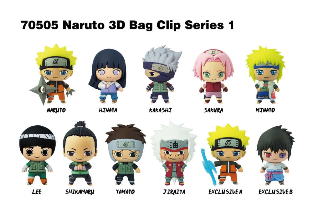 Naruto Shippuden Backpack Buddies nøkkelring