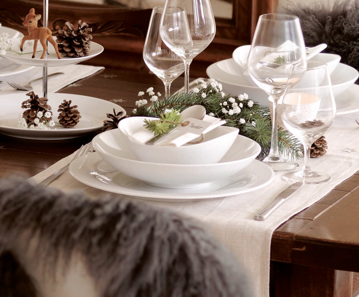 Porsgrund Porselem Sense tallerken 28cm 4pk