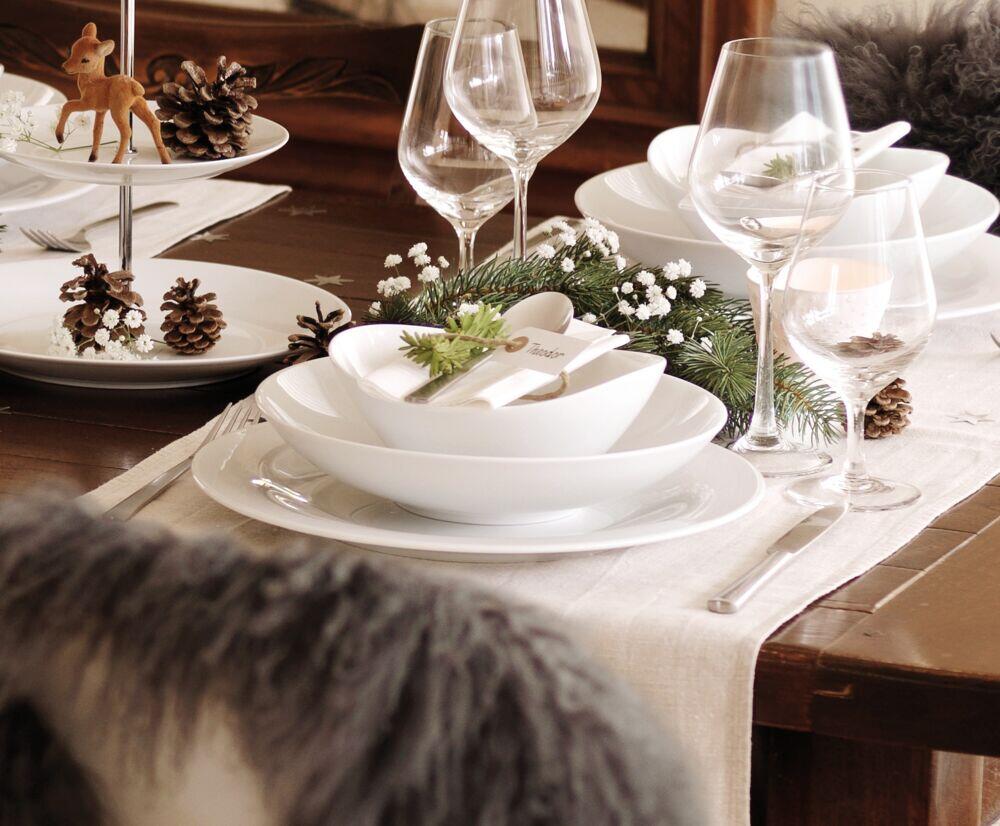 Porsgrund Porselem Sense tallerken 28cm 4pk