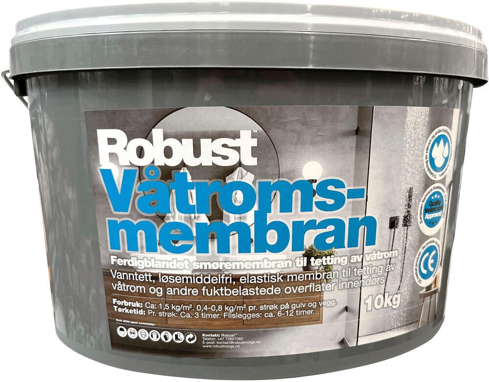 Robust Våtromsmembran