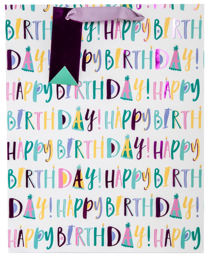 Gavepose stor Happy Birthday