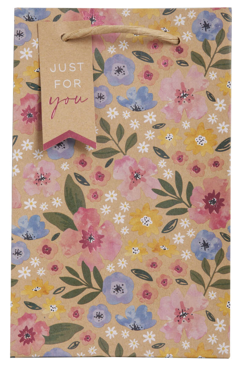 Gavepose liten Blomster