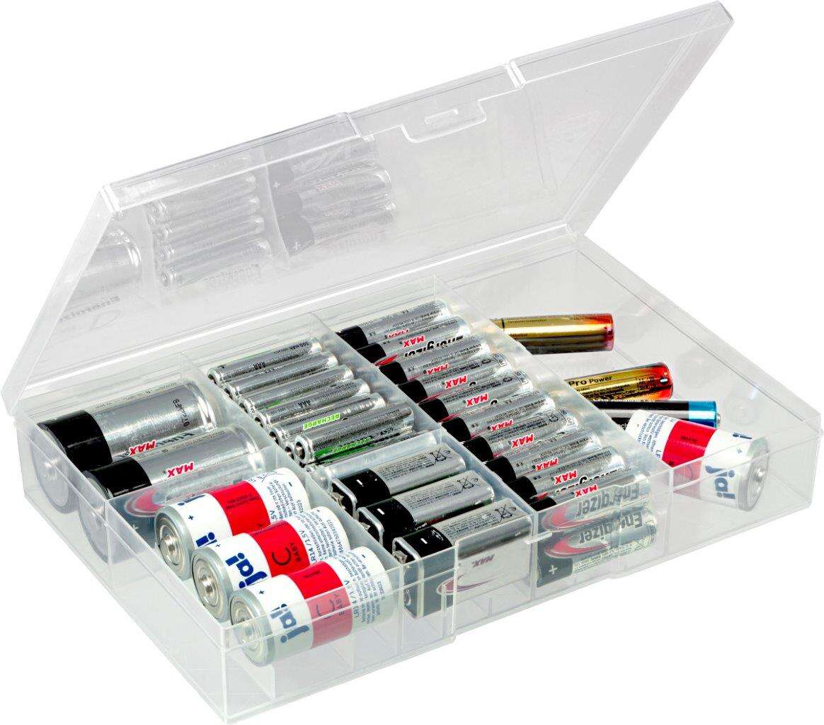 Oppbevaringsboks for batterier