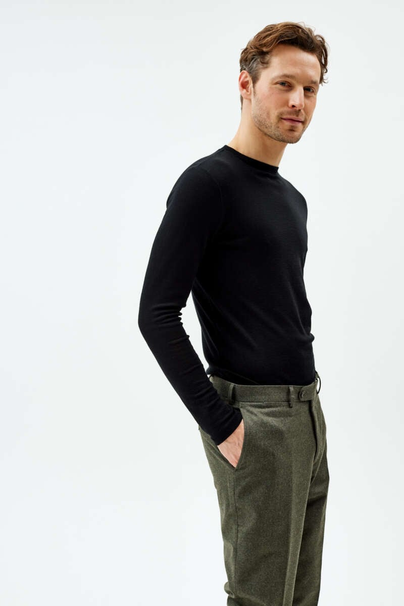 Pierre Robert Wool long sleeve herre