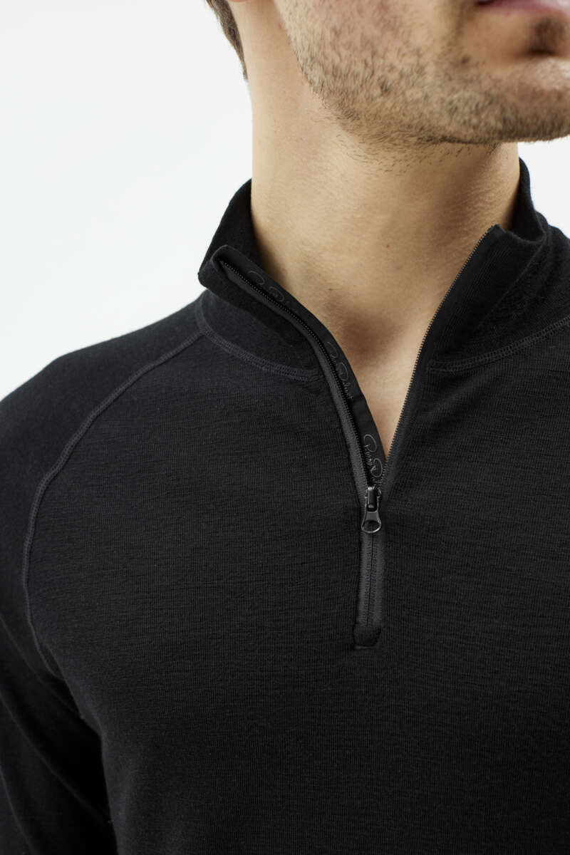 Pierre Robert 1/4 zip ulltrøye herre