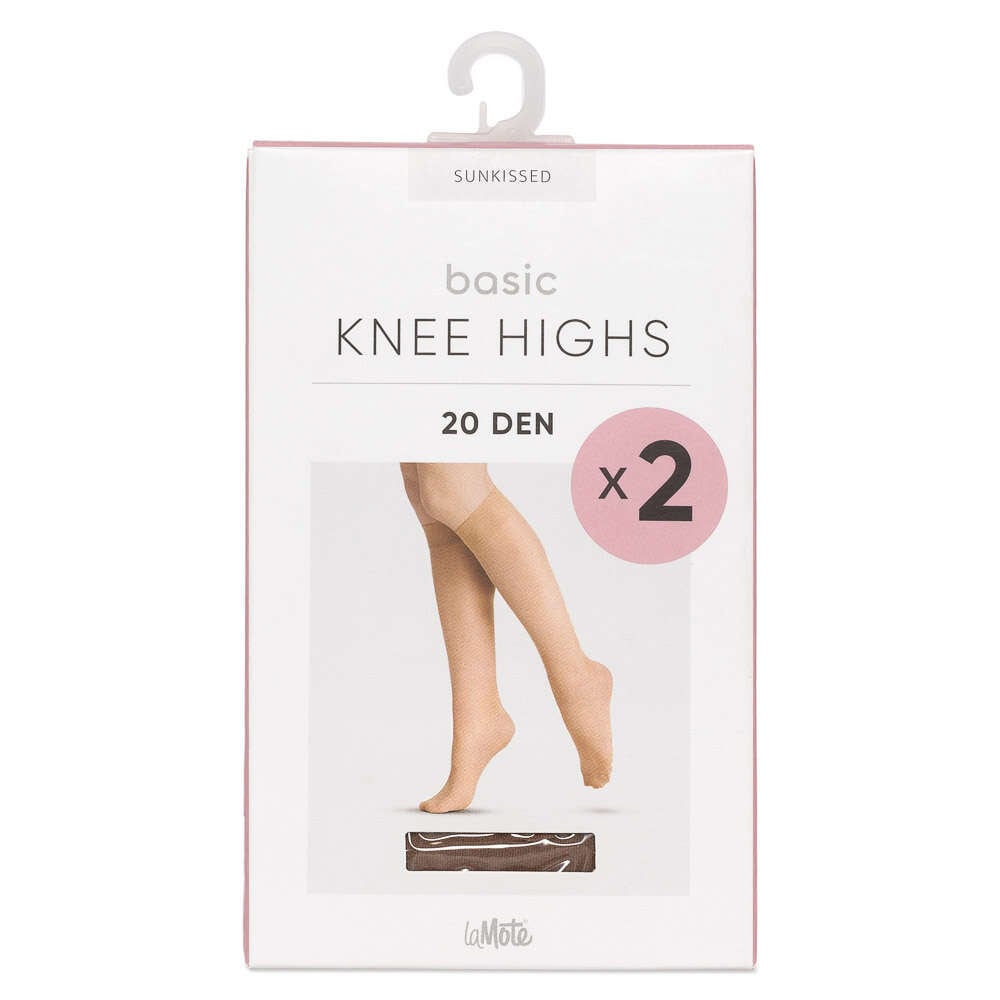 La Mote Basic knestrømper 20 den 2-pk dame