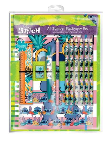 Lilo & Stitch (Aloha Hawaii) A4 skrivesett