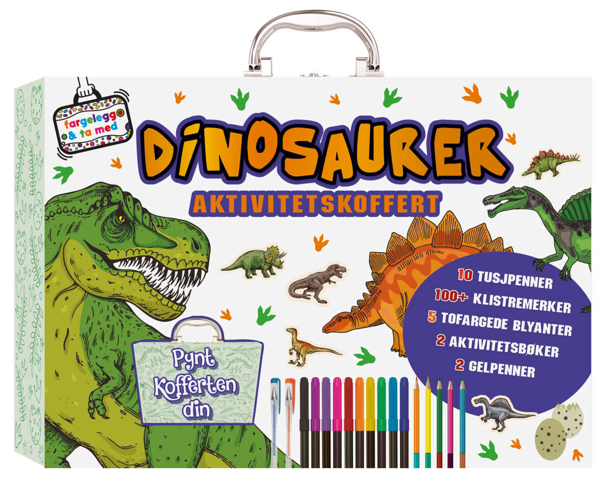 Aktivitetskoffert Dinosaur