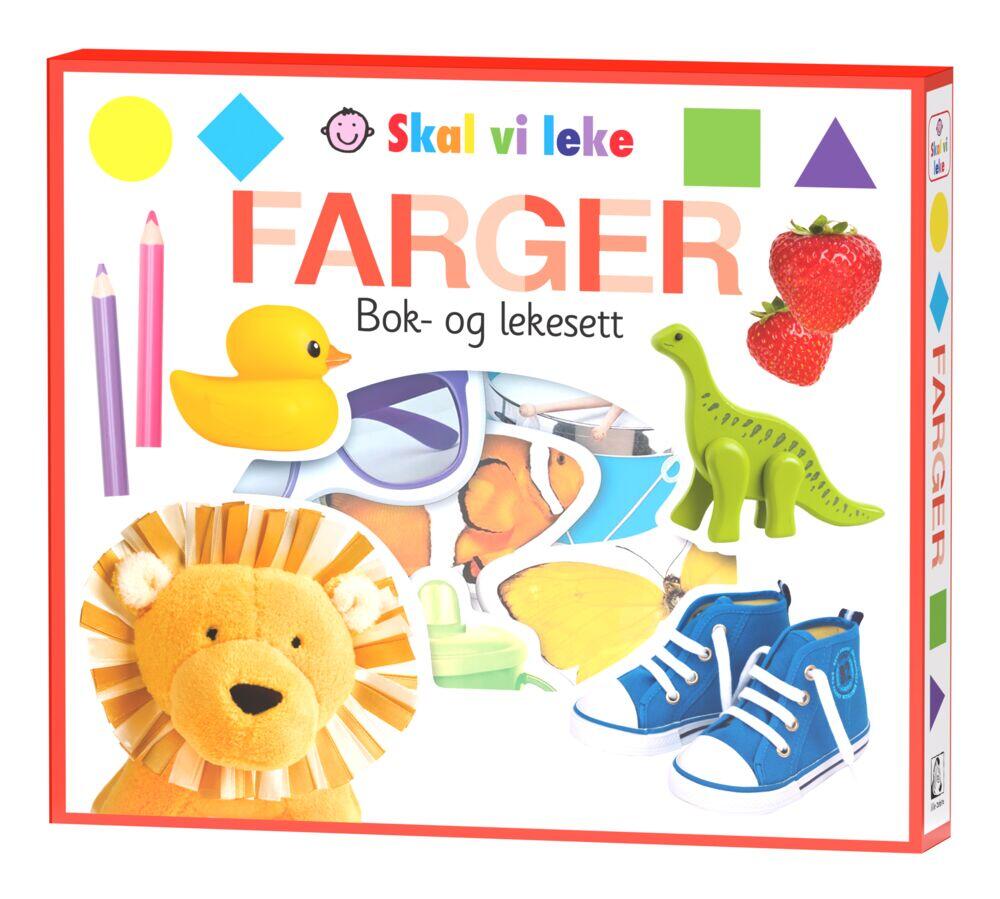 Farger - skal vi leke bok- og lekesett