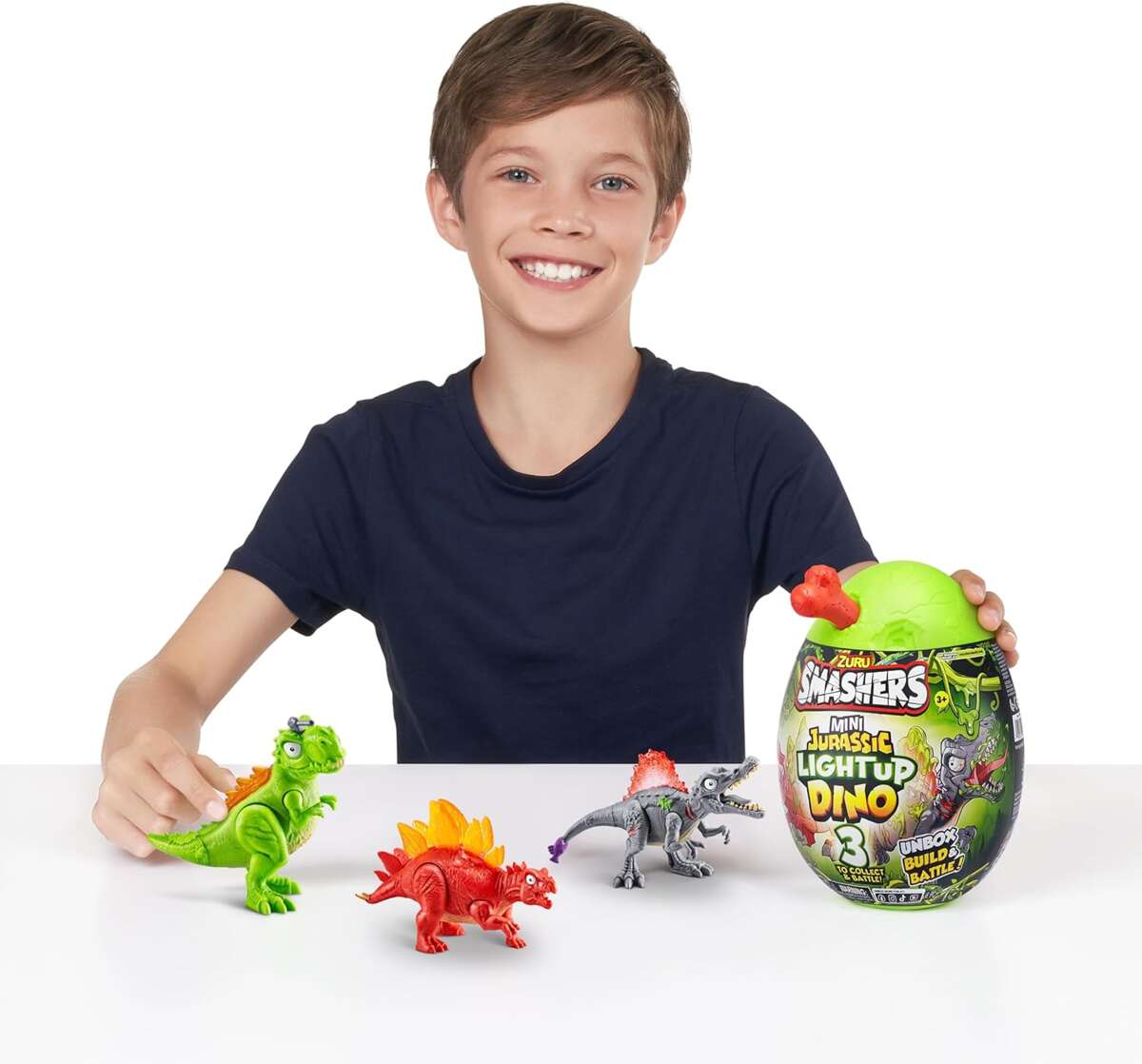 Smashers Nano Jurassic Light-Up Dino S1 overraskelsesegg