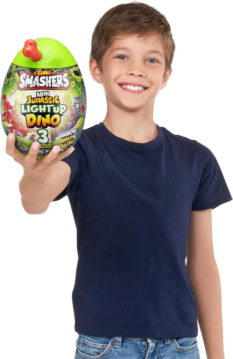 Smashers Nano Jurassic Light-Up Dino S1 overraskelsesegg
