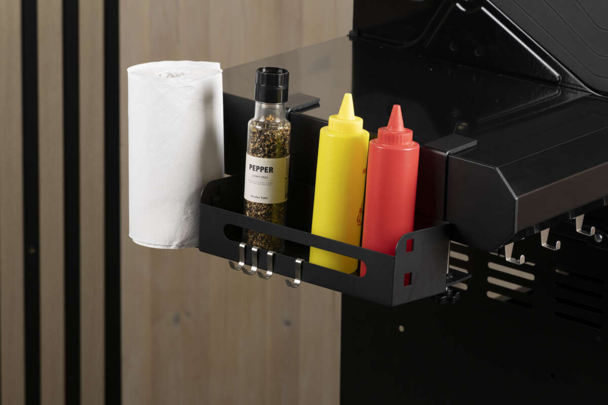 FCC hylle med tørkerullholder til grill