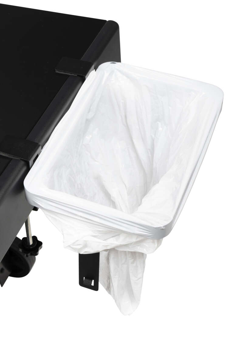 FCC søppelposeholder for sidebord