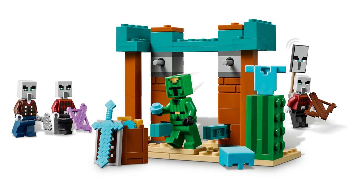 LEGO® Minecraft® Ondsbyboer-ørkenpatrulje 21267