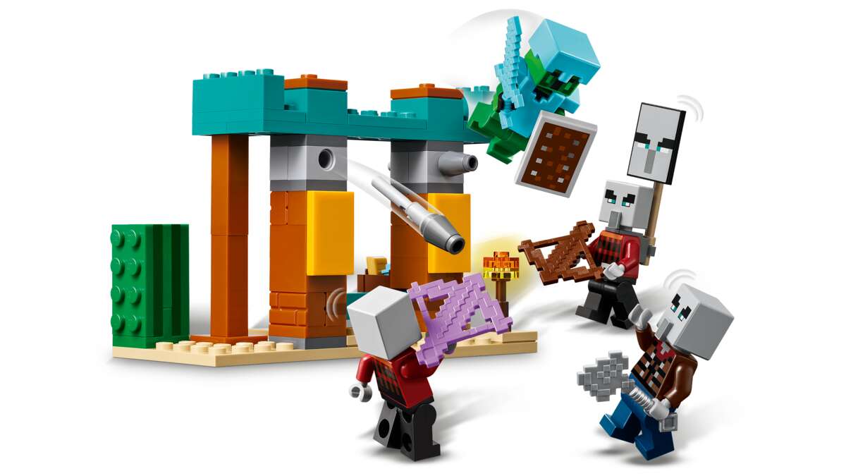 LEGO® Minecraft® Ondsbyboer-ørkenpatrulje 21267