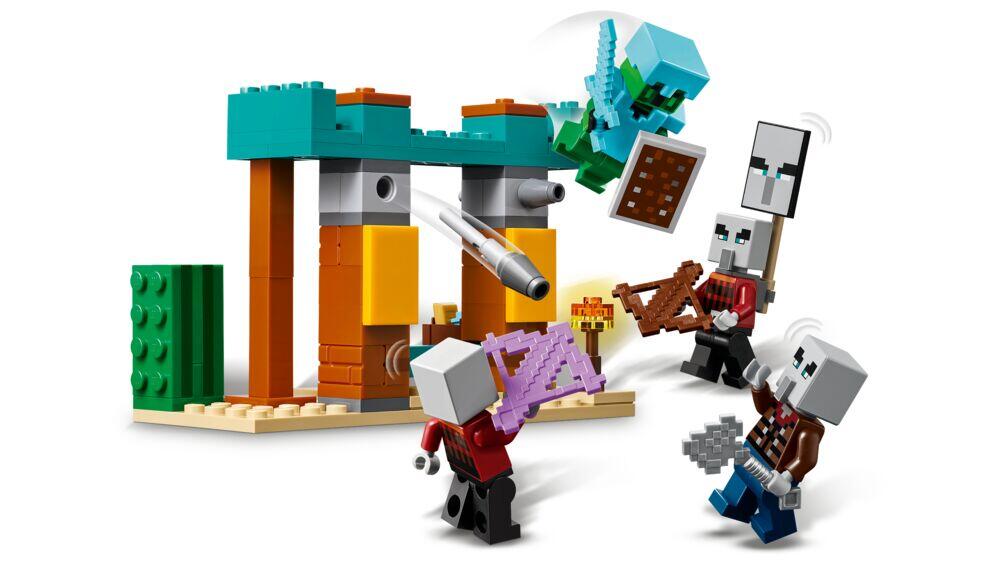 LEGO® Minecraft® Ondsbyboer-ørkenpatrulje 21267