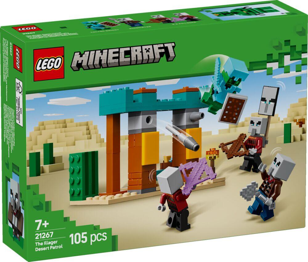 LEGO® Minecraft® Ondsbyboer-ørkenpatrulje 21267