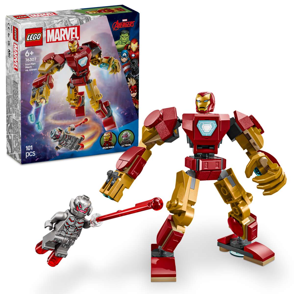 LEGO® Marvel Iron Man-robot mot Ultron 76307