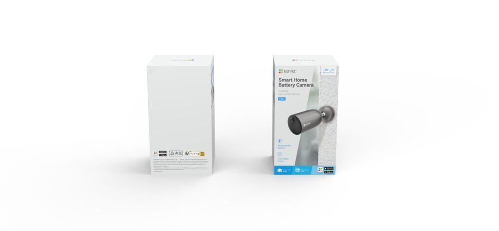 EZVIZ EB3 2K frittstående batterikamera for smarthjem