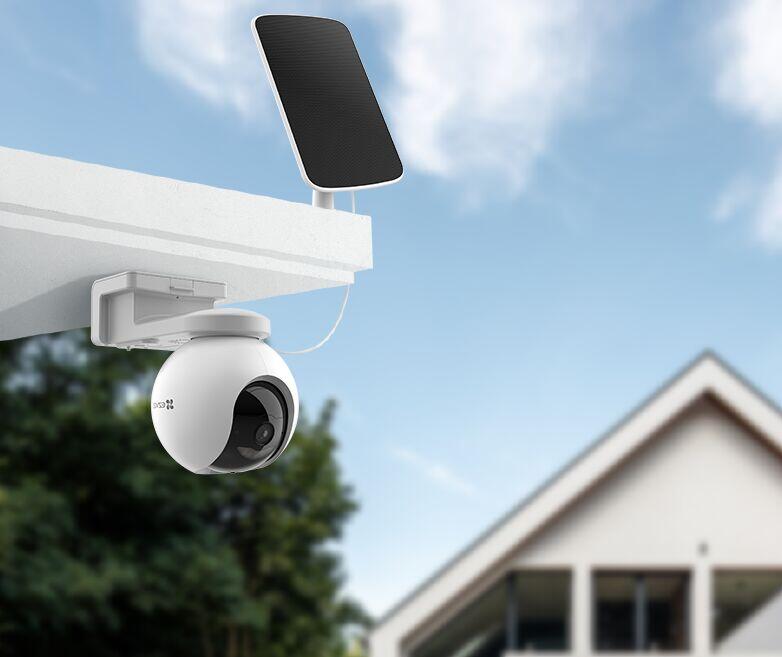 EZVIZ HB8 2K batteridrevet Wi-Fi-kamera for panorering og tilt